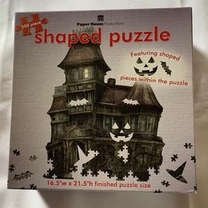 Paper House Productions 500 Piece Shaped Spooky Halloween Puzzle!